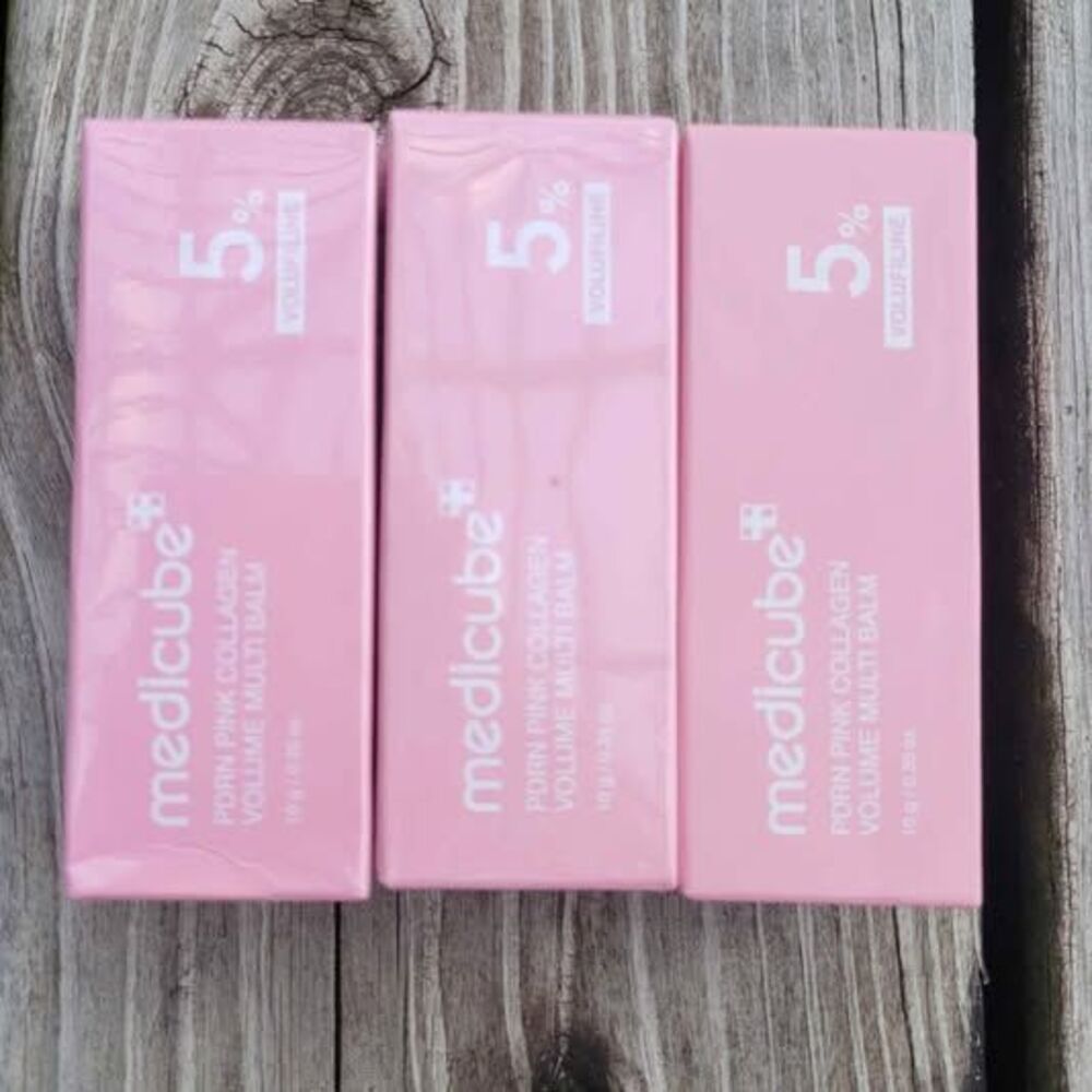 Lot of 3 Medicube PDRN Pink Collagen Volume Multi Balm